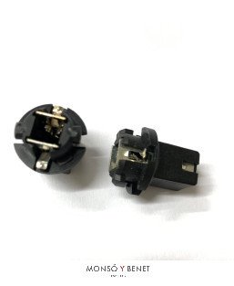 PORTALAMPARAS BAJO VOLTAJE T- 5 NEGRO