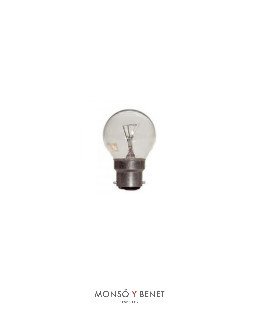 BOMBILLA ESFERICA CLARA 230V 40W B22