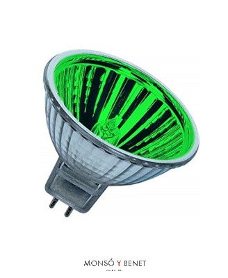 BOMBILLA DICROICA 50mm. EXZ COLOR 12V 50W G5.3