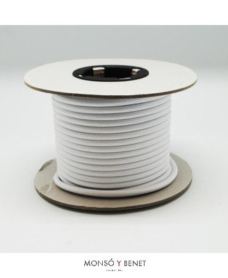 ROLLO 100M.TEXTIL 2X0.75 BLANCO 01