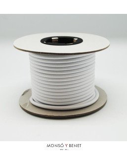 ROLLO 100M.TEXTIL 2X0.75 BLANCO 01