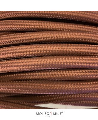 ROLLO 100M.TEXTIL 2X0.75 MARRÓN 20