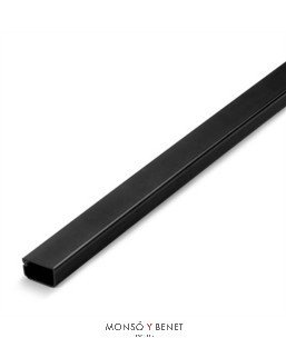 CANALETA 2 METROS PARA CABLES 2407-8G 16X10MM. NEGRA