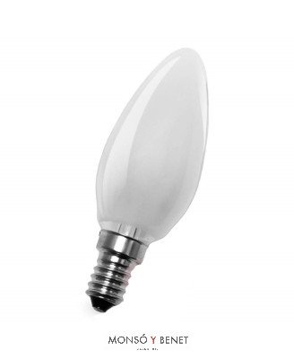 BOMBILLA VELA LISA MI.125V 60W E14