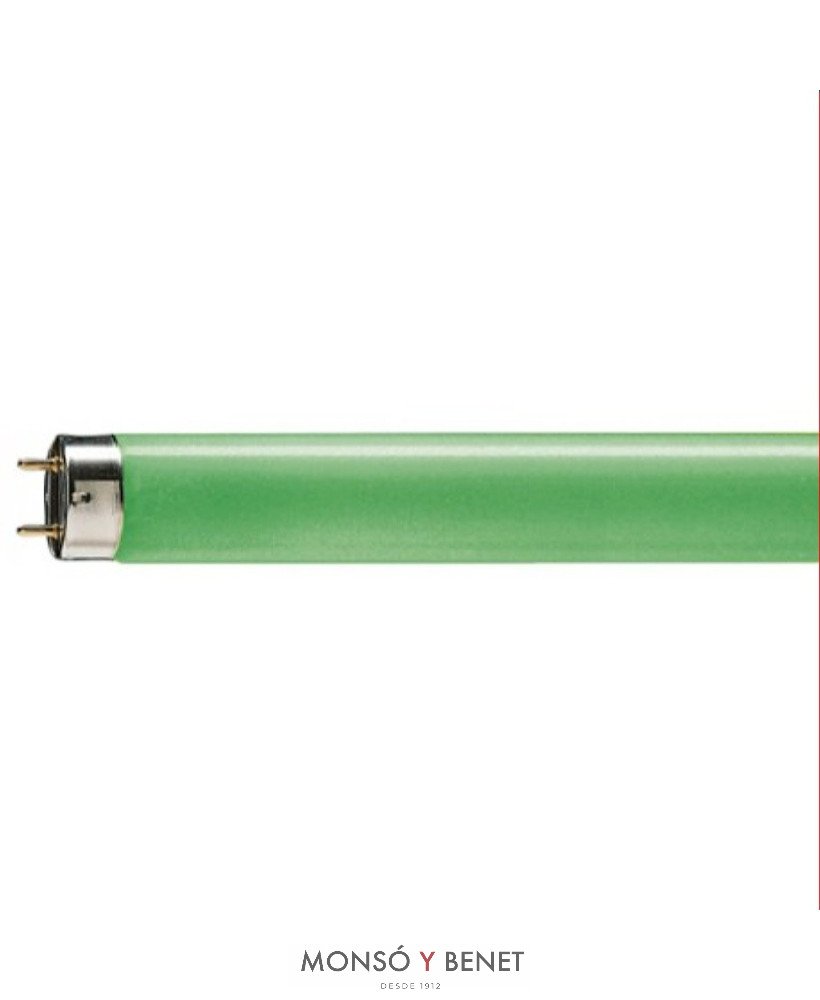 TUBO FLUORESCENTE COLOR VERDE 1A. MARCA 58W G13