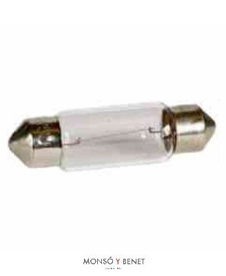 BOMBILLA RECAMBIO AUTO O AMPLIFICADIR 6412 12V 10W 11x44mm.