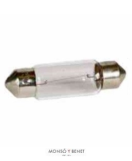 BOMBILLA RECAMBIO AUTO O AMPLIFICADIR 6412 12V 10W 11x44mm.
