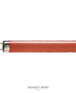 TUBO FLUORESCENTE FQ COLOR ROJO 1A. MARCA 54W G 5