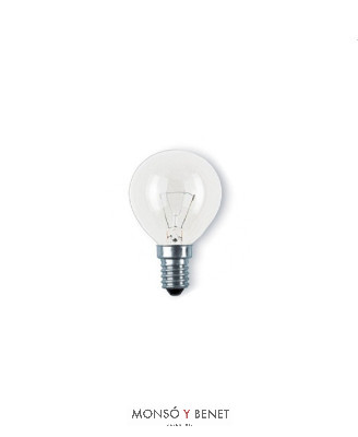 BOMBILLA ESFERICA BAJO VOLTAJE 40W E14
