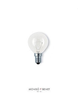 BOMBILLA ESFERICA BAJO VOLTAJE 40W E14