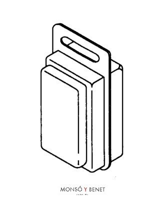 CAJA ENVASES TRANSPARENTE M5 - 80X100X50