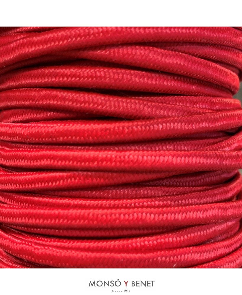 METROS TEXTIL LAIA 2X0.5 ROJO 62