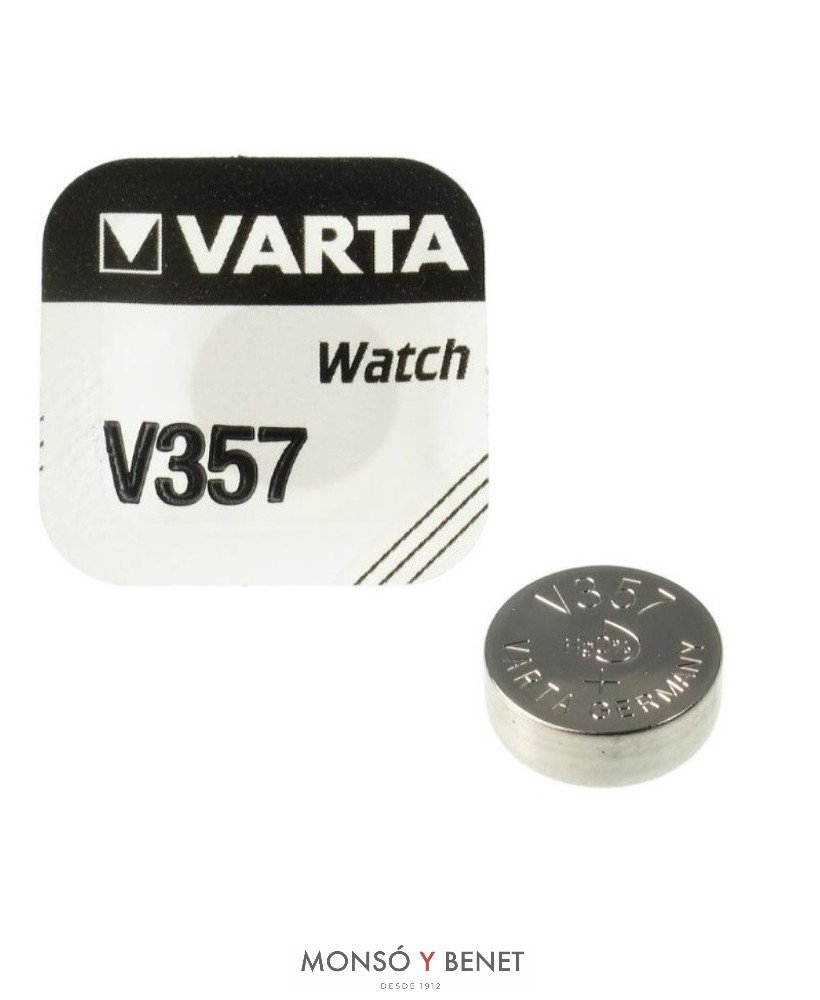 PILA AUDIFONO O RELOJ VARTA V357 - SR1154W - SR44 - 1.55V