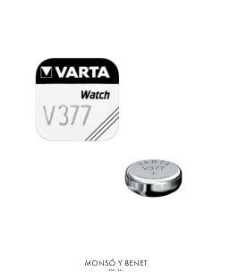 PILA RELOJ OXIDO PLATA VARTA V377 - SR626SW - 1.55V