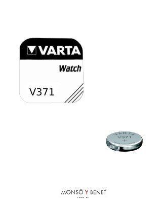 PILA RELOJ OXIDO PLATA VARTA V371 - SR920SW - 1.55V