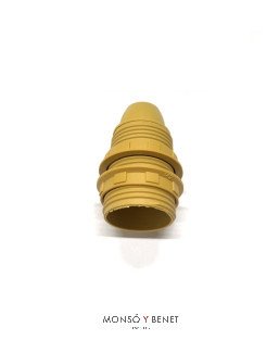 PORTALAMPARAS E-14 No. 4404 TORNILLO DORADO
