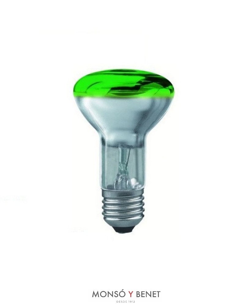 BOMBILLA R-63mm.VERDE 230V 40W E27