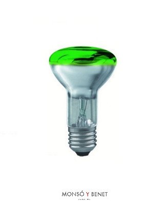 BOMBILLA R-80mm.VERDE 230V 40W E27