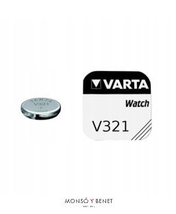 PILA RELOJ OXIDO PLATA VARTA V321 - SR616SW - SR65 - 1.55V