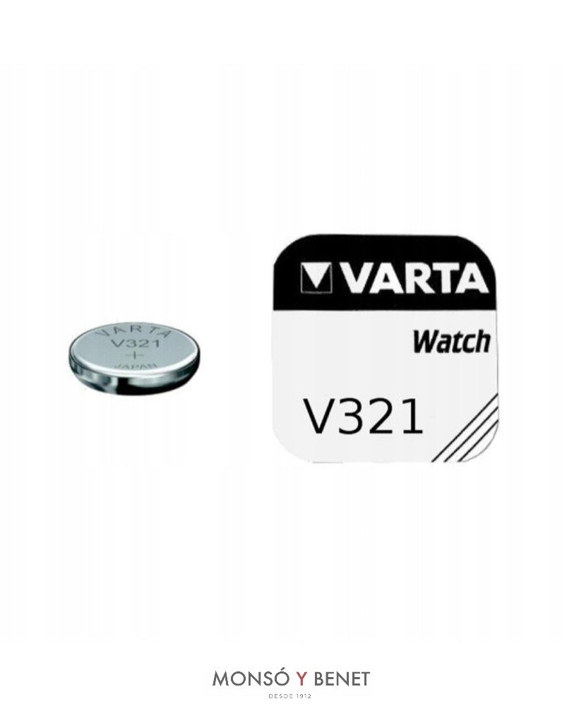 PILA RELOJ OXIDO PLATA VARTA V321 - SR616SW - SR65 - 1.55V