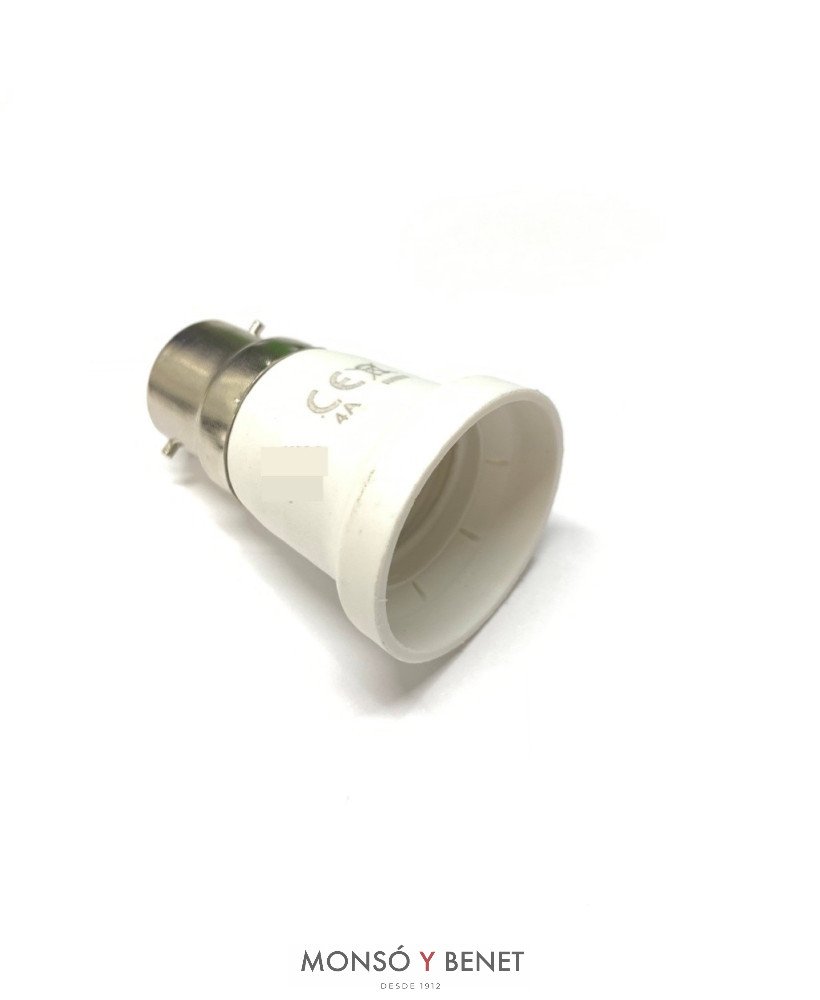 ADAPTADOR B22 A E27 No. 62227
