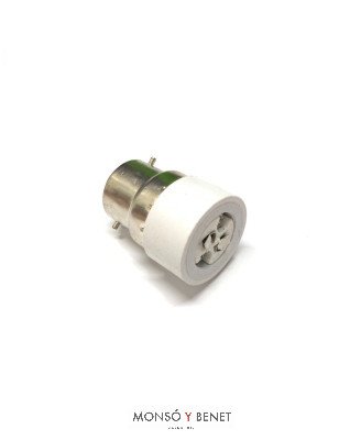 ADAPTADOR B22d A G6.35 No. 1184