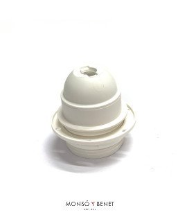 PORTALAMPARAS ARANDELA No. 3505 TORNILLO BLANCO