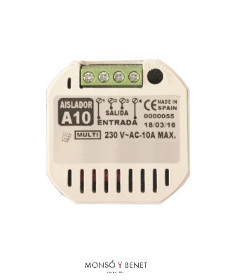 RELÉ SUPRESOR LUZ RESIDUAL LED BIPOLAR AISLED BIFASE
