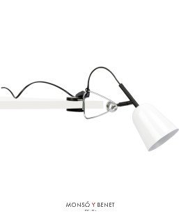 FOCO PINZA Led 1XE14 STUDIO BLANCO