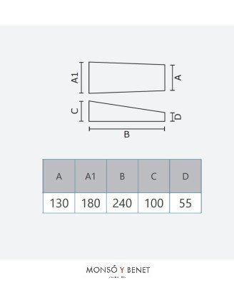 APLIQUE DE CRISTAL TEJA 1XE27
