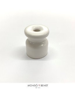 AISLADOR PORCELANA No. 6103-18 BLANCO