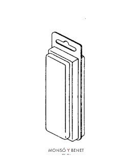 CAJA ENVASES TRANSPARENTE L-16 132X46X26