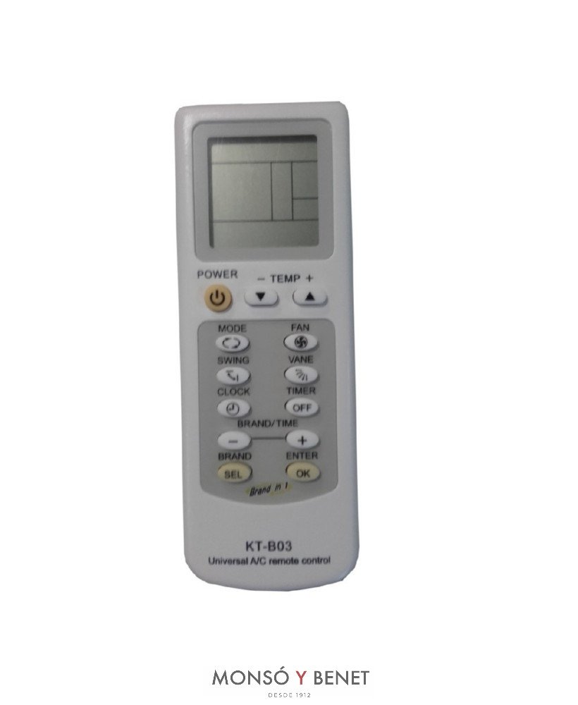 MANDO DISTANCIA AIRE RC-168