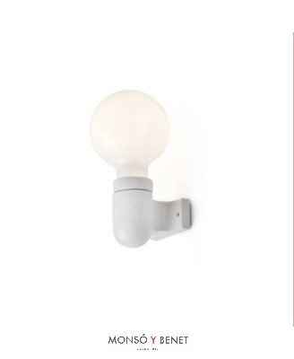 APLIQUE PORTALÁMPARAS CERAMICO SERA-1 BLANCO