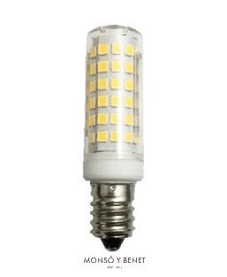 BOMBILLA LED TUBULAR 230V 10W E14 10WH3M 3000K