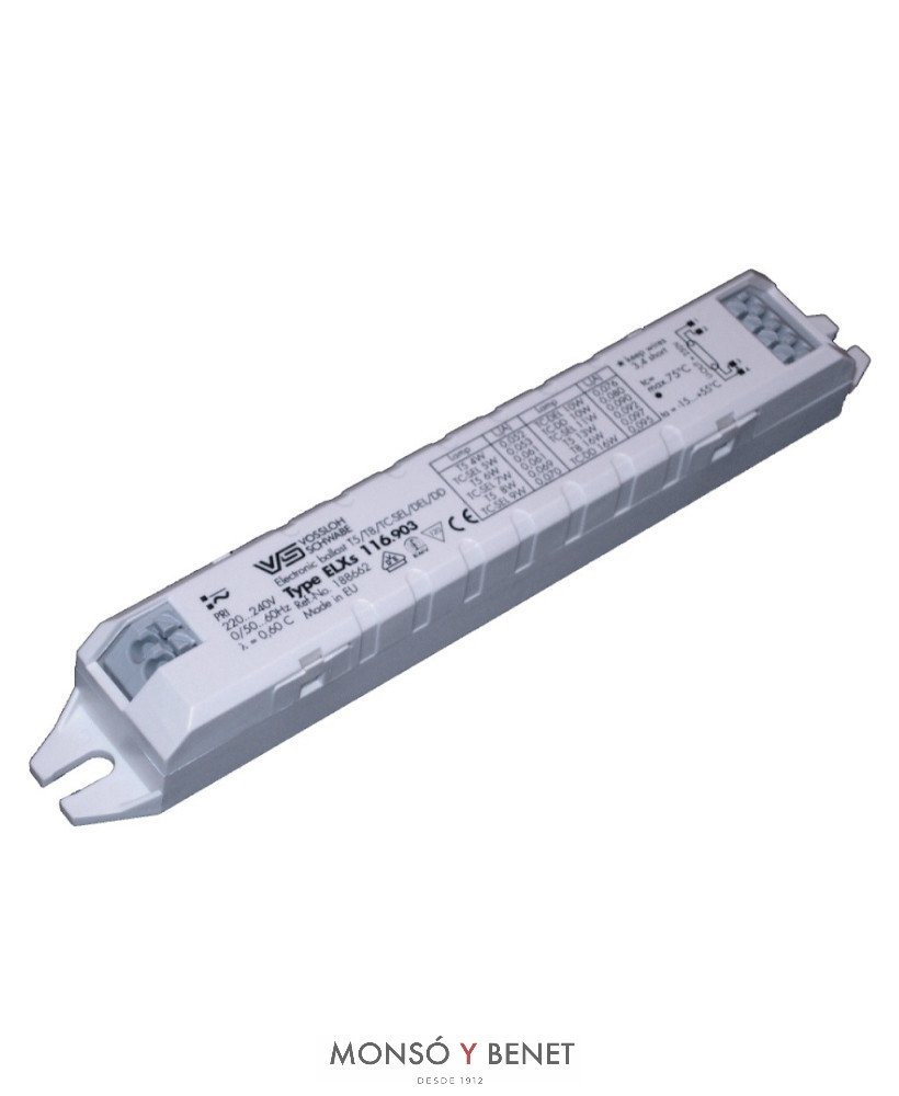 REAC.VOSSLOH.1x 9W.BTE8009/230