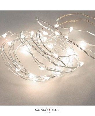 GUIRNALDA 100 LEDS BLANCO FRIO 10 METROS A10002