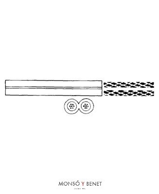 ROLLO 100M.PARALELO AUDIO 2X0.75 TRANSPARENTE