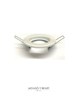 ARO FIJO HALOGENO DOWNLIGHT LED EMPOTRAR A-820 BLANCO