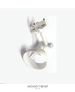 FOCO CARRIL DE PAR-30 CON ARO 71666 BLANCO E27