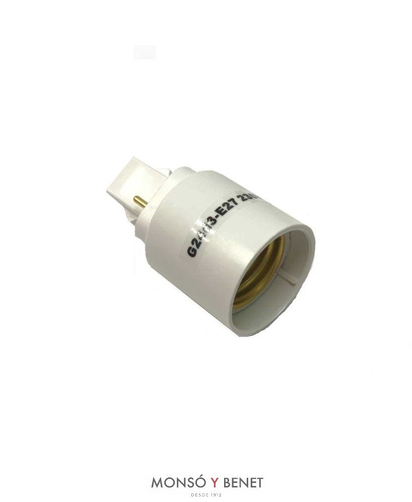 ADAPTADOR G24D A E27 No. 4311