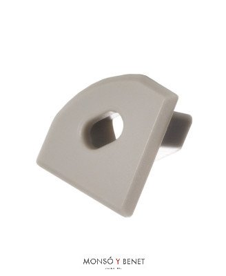 TAPA CON AGUJERO PASACABLE PARA PERFIL LED SOPHIA