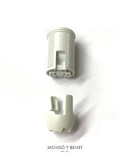PORTALAMPARAS E-14 No. 4402 BLANCO