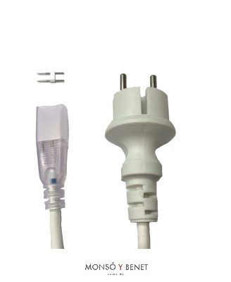CONEXIÓN MANGUERA MINI NEON 230V.TMNC-1