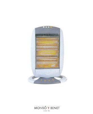 ESTUFA HALOGENA OSCILANTE EH-12 3 BARRAS