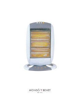 ESTUFA HALOGENA OSCILANTE EH-12 3 BARRAS