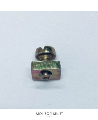 TORNILLO+TUERCA No. 1025 NIQUELADO