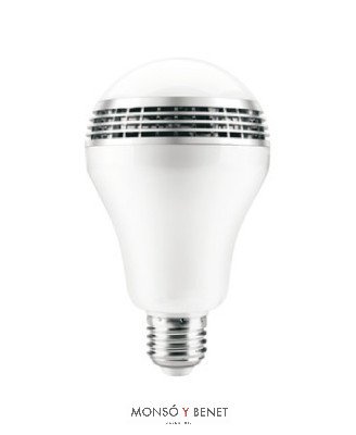 BOMBILLA ALTAVOZ 08LMNR E27 RGB BLUETOOTH