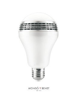BOMBILLA ALTAVOZ 08LMNR E27 RGB BLUETOOTH