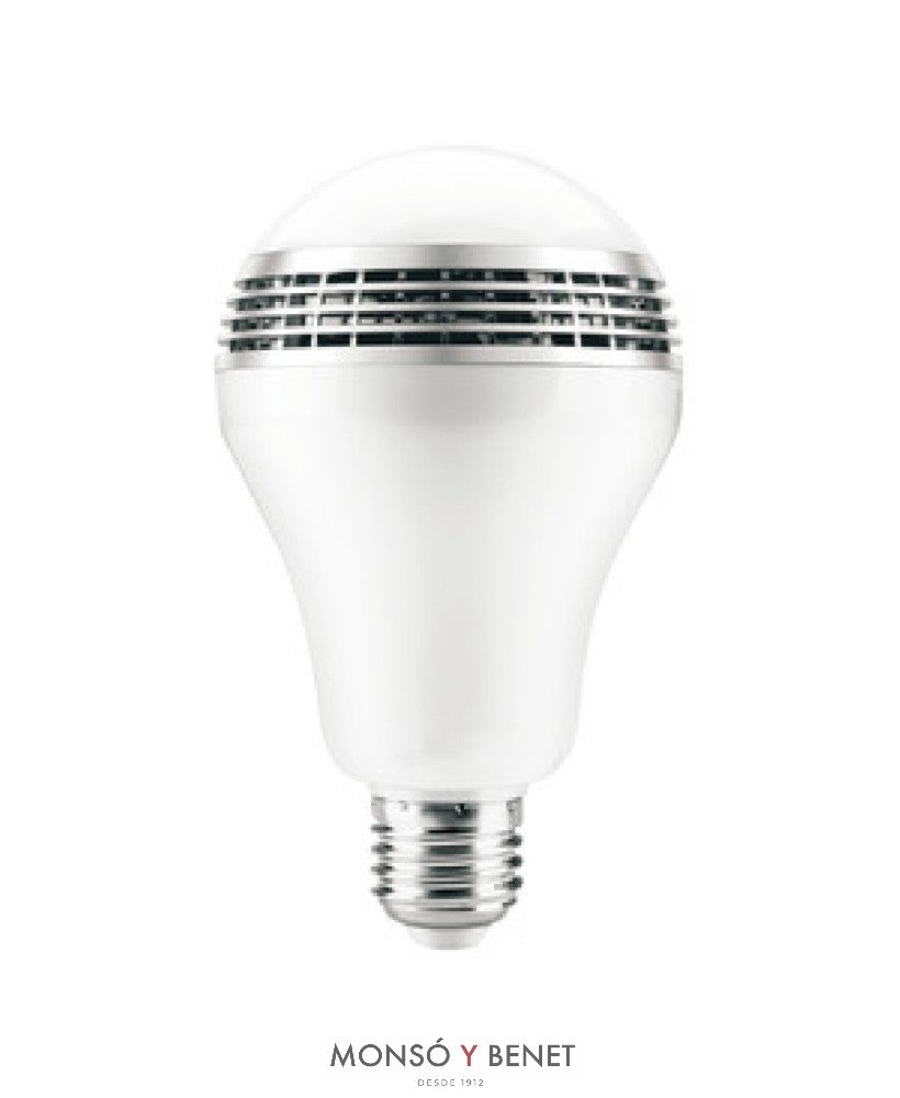 BOMBILLA ALTAVOZ 08LMNR E27 RGB BLUETOOTH